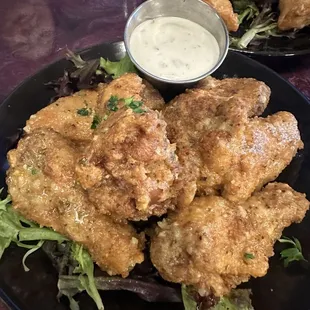 Garlic Parmesan wings