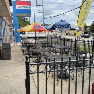 Outdoor seating