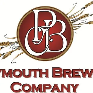 the logo for plymouth brewing company