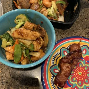 Chow Sam Ding and Chicken Teriyaki