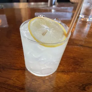 A signature cocktail.