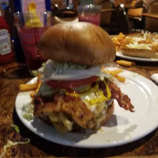 It was a 6&quot; burger, very delicious!!!
