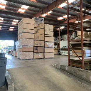 Warehouse full of product for your custom build
