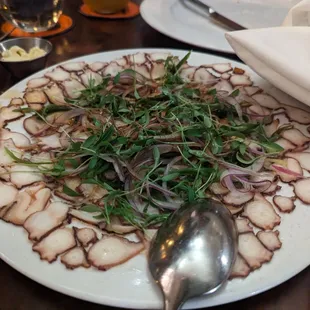 Octopus Carpaccio