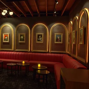 the interior of a restaurant