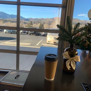a view of the mountains