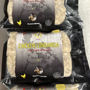 two packages of chicken unsania