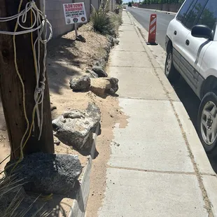 Destroying landscape