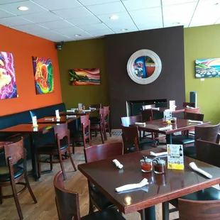 interior, sushi and sashimi