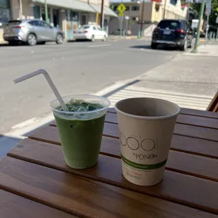 Matcha Latte +extra Matcha Shot