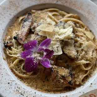 Cajun Fettuccine seasoned just right!