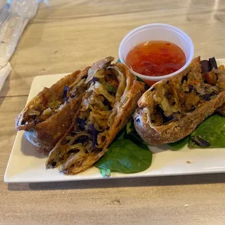 Crawfish Spring Rolls