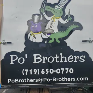  sign for po'brothers