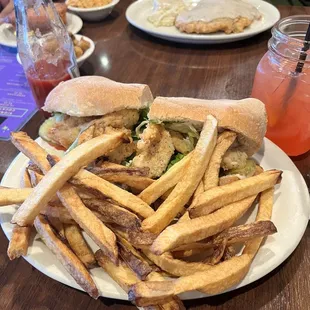 Fried Shrimp Po Boy