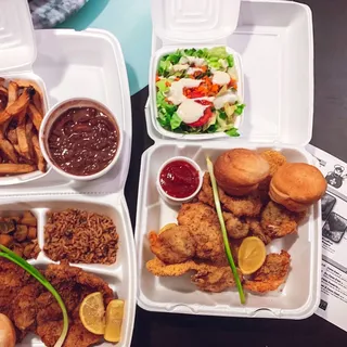 Po' Mel's Colossal Seafood Platter
