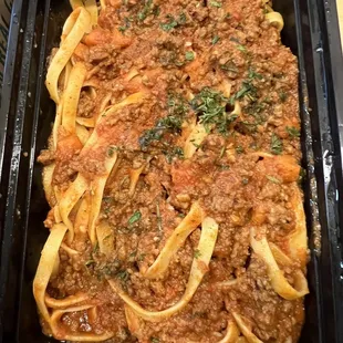 Fettuccine Al Bolognese