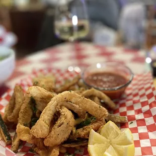 Coated Deep Fried Calamari