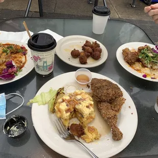 Chicken and Waffles Plate