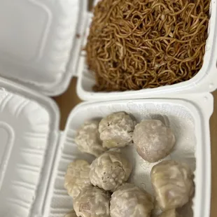 a variety of food items