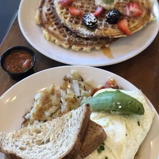 We specialize in organic, farm to fork breakfast burritos, chilaquiles, avocado toast, omelettes, eggs benedict, waffles, mimosas, &amp; coffee.