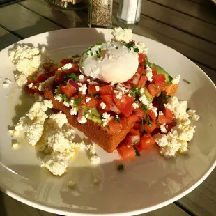 Avocado Toast with poached egg