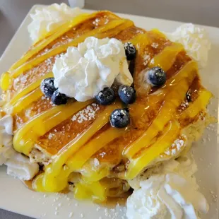 Lemon Blueberry Pancakes