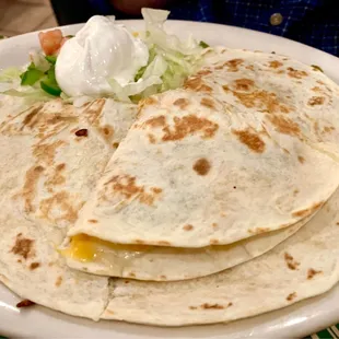 Poblano Grilled Chicken Quesadilla