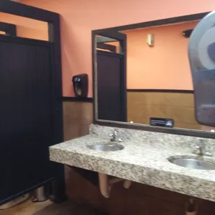 Bathroom sink area