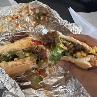 steak poblano torta 8"