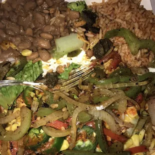 Chicken and steak Fajita