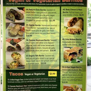 Menu 1/4