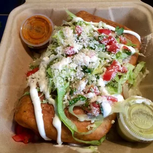 $7 chimichanga fills the box