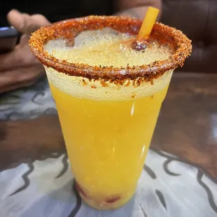a glass of orange juice