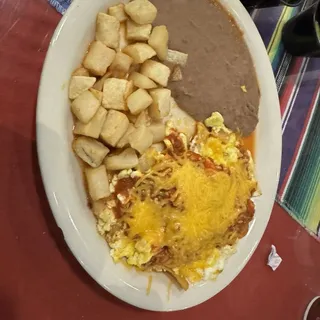 Chilaquiles Plate (Migas)