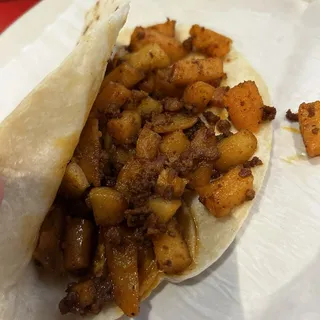Chorizo and Potato Taco