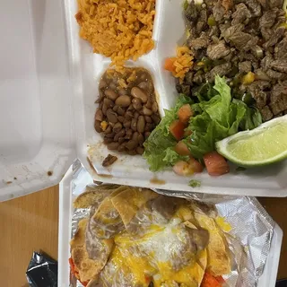 Bean and Cheese Nachos