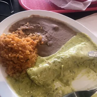 Chicken Poblano Enchiladas