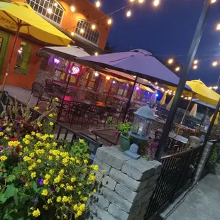 Exterior - Patio @ Night.