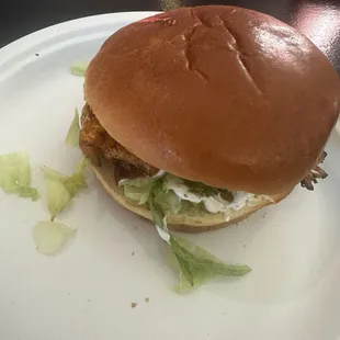 Chicken burger