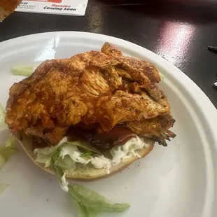 Chicken burger