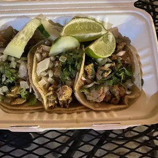 Chicken tacos