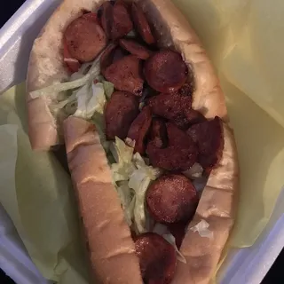 *Andouille Sausage Po Boy