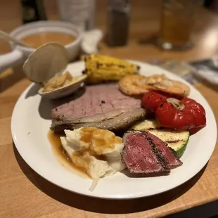a plate of food