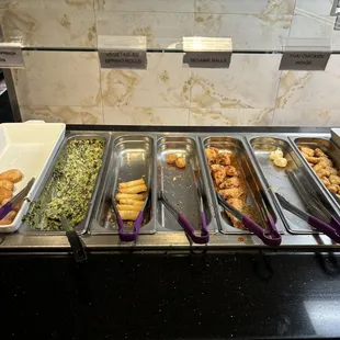 Warm food and dessert station!!