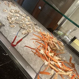 Crabs and oysters