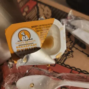 a person holding a box of pocahontas