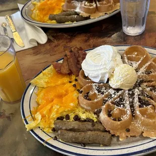 Belgian Waffle Combo