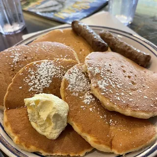 Child's Silver Dollar Pancakes with Protein