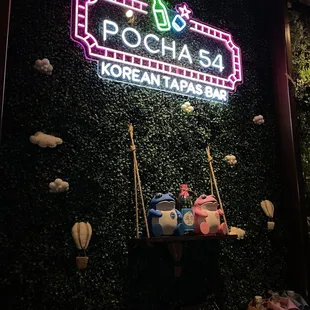 Pocha 54 signage