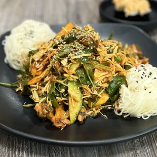 Snail Salad with Noodles